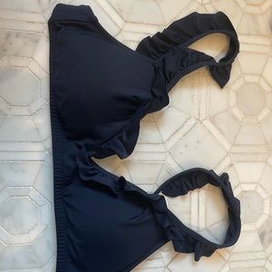 J crew navy bikini
